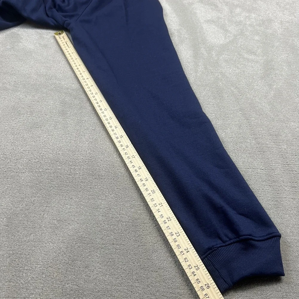 NFL Team Apparel Boys Joggers Size 14-16 Navy Blue Fleece Sweatpants NWT